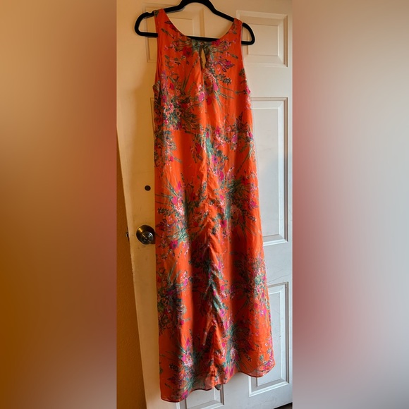 WALLIS MAXI DRESS FLORAL PATTERN, FULLY LINED - Picture 3 of 7